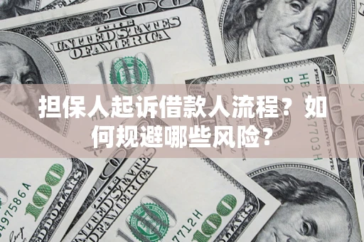 北京担保人起诉借款人流程？如何规避哪些风险？