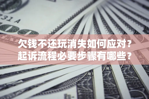 北京欠钱不还玩消失如何应对？起诉流程必要步骤有哪些？
